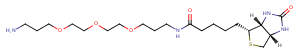 Biotin-PEG3-C3-NH2 Chemical Structure