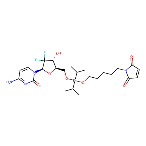 Gemcitabine-O-Si(di-iso)-O-Mc Chemical Structure