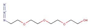 Azido-PEG4-alcohol Chemical Structure