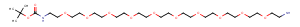 Boc-NH-PEG10-CH2CH2NH2 Chemical Structure