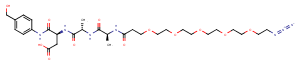 Azido-PEG5-Ala-Ala-Asn-PAB Chemical Structure