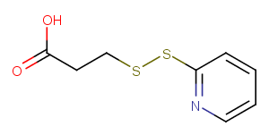 3-(2-Pyridyldithio)propanoic Acid Chemical Structure