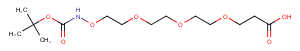 Boc-Aminooxy-PEG3-acid Chemical Structure