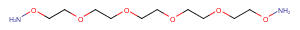 Bis-aminooxy-PEG4 Chemical Structure