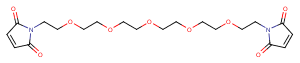 Mal-PEG5-mal Chemical Structure