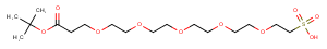 Butoxycarbonyl-PEG5-sulfonic acid Chemical Structure