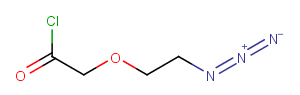 Azido-PEG1-CH2COO-Cl Chemical Structure