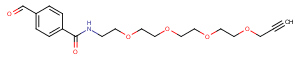Ald-Ph-amido-PEG4-propargyl Chemical Structure
