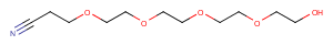 Hydroxy-PEG4-C2-nitrile Chemical Structure