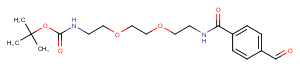 Ald-Ph-PEG2-NH-Boc Chemical Structure