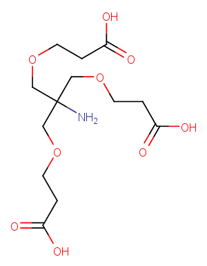 Amino-Tri-(carboxyethoxymethyl)-methane Chemical Structure