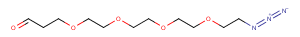 Ald-C2-PEG4-azide Chemical Structure