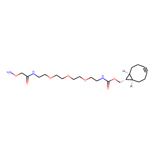 BCN-PEG3-oxyamine Chemical Structure