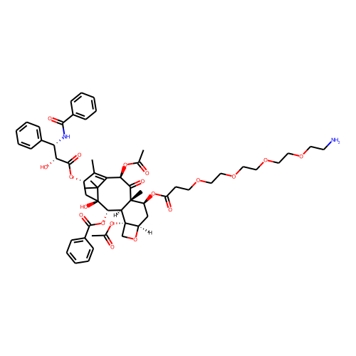 7-O-(Amino-PEG4)-paclitaxel Chemical Structure