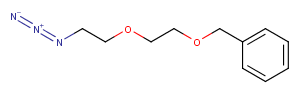 Benzyl-PEG2-azide Chemical Structure