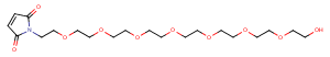 Mal-PEG8-alcohol Chemical Structure