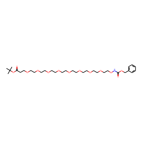 Cbz-aminooxy-PEG8-Boc Chemical Structure