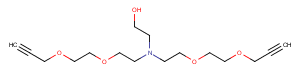 Hydroxy-Amino-bis(PEG2-propargyl) Chemical Structure