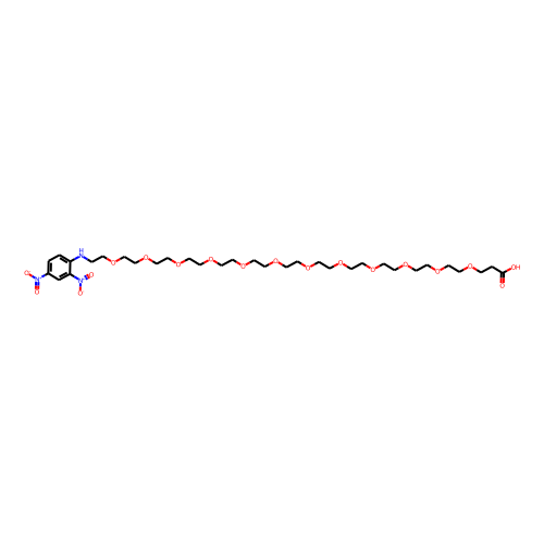 DNP-PEG12-acid Chemical Structure