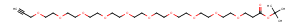 Propargyl-PEG10-Boc Chemical Structure