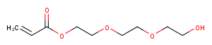 Hydroxy-PEG3-acrylate Chemical Structure