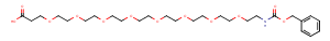 Cbz-NH-PEG8-C2-acid Chemical Structure