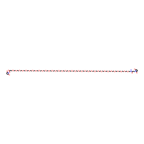 Mal-PEG36-NHS ester Chemical Structure