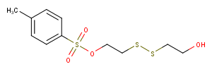 2-Hydroxyethyl disulfide mono-tosylate Chemical Structure