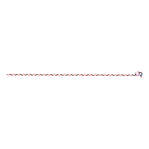 m-PEG25-NHS ester Chemical Structure