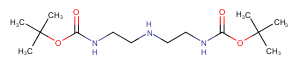 1,7-Bis-Boc-1,4,7-triazaheptane Chemical Structure