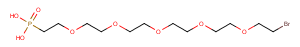 Bromo-PEG5-phosphonic acid Chemical Structure