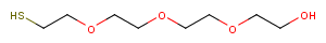 Thiol-PEG4-alcohol Chemical Structure