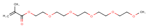 m-PEG5-2-methylacrylate Chemical Structure