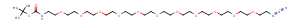 Boc-NH-PEG11-CH2CH2N3 Chemical Structure