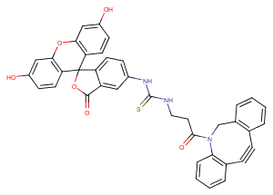 Fluorescein-DBCO Chemical Structure