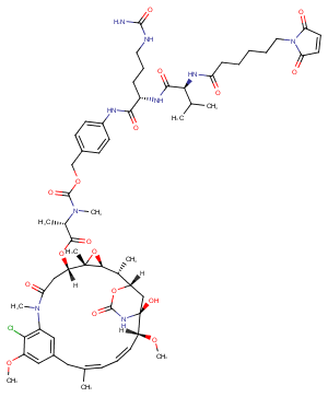 Mal-VC-PAB-DM1 Chemical Structure