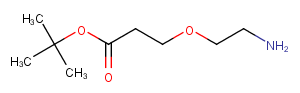 NH2-PEG1-CH2CH2-Boc Chemical Structure