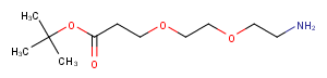 NH2-PEG2-C2-Boc Chemical Structure