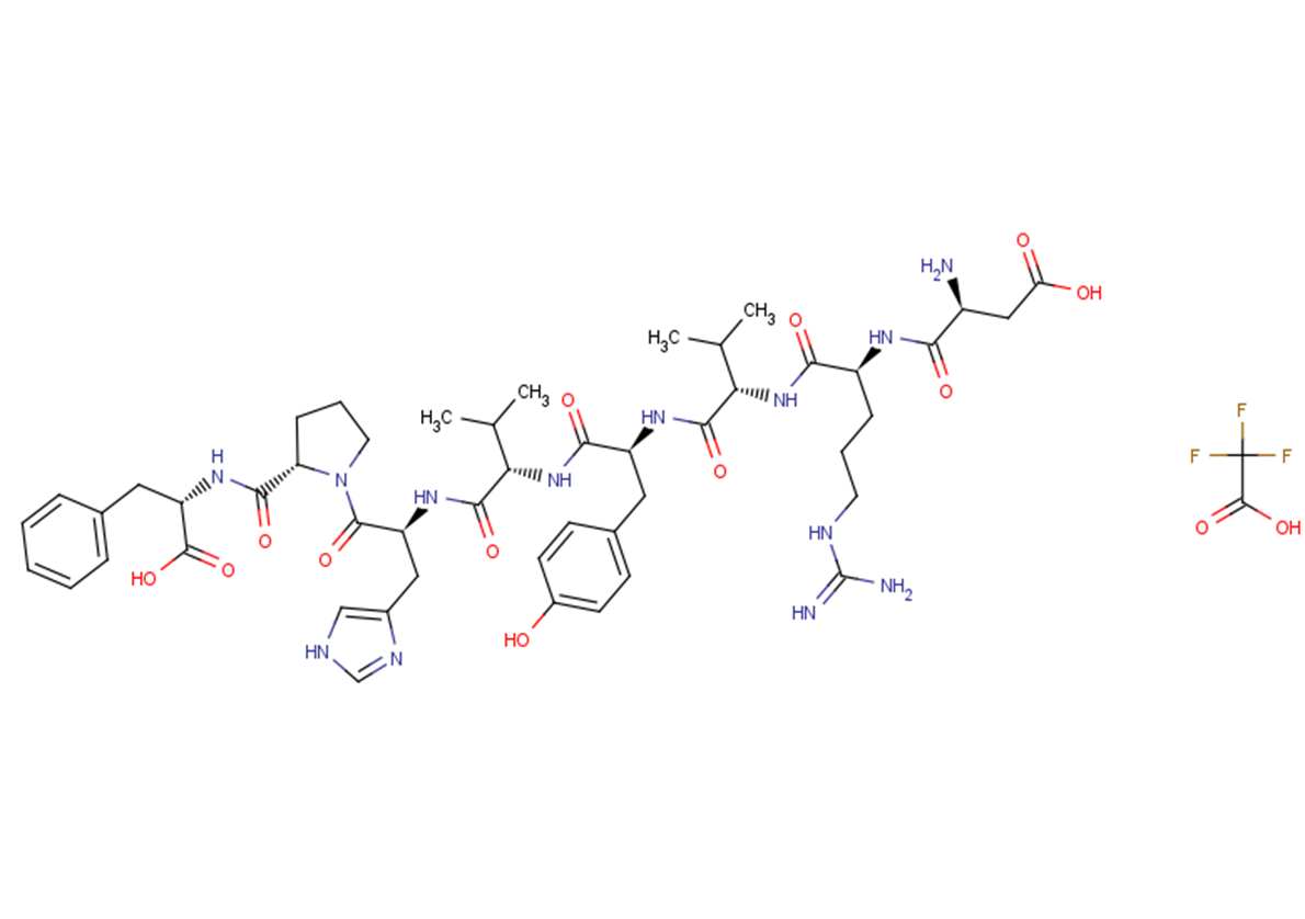 Angiotensin II 5-valine TFA