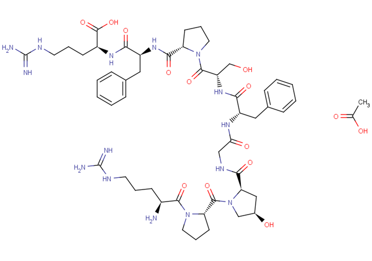 (Hyp³)-Bradykinin acetate