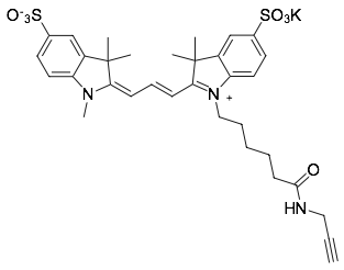 磺化Cy3 炔烃；  硫代-青色素3炔烃