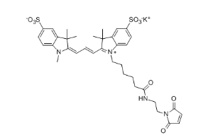 Sulfo-Cy3马来酰亚胺荧光染料;​  磺酸基-Cy3马来酰亚胺