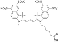 Sulfo-Cy5-COOH；  磺化Cy5-COOH羧酸