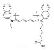 Sulfo-Cy5.5-COOH，磺化Cy5.5-COOH羧酸