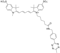Sulfo-Cyanine7四氮杂苯；  花青素CY7四氮杂苯