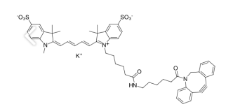 sulfo-Cyanine3 DBCO；  水溶性菁染料Cy3 DBCO