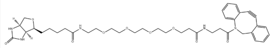 生物素-四聚乙二醇-二苯基环辛炔 biotin-PEG4-DBCO