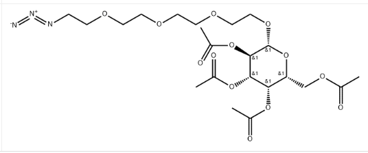 CAS:153252-44-9，Azido-PEG4-tetra-Ac-beta-D-glucose