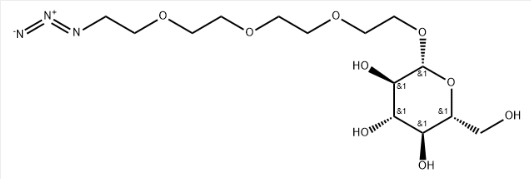 CAS:1609083-15-9，Azido-PEG4-beta-D-glucose