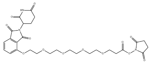 CAS:2411681-88-2，Thalidomide-O-PEG4-NHS ester